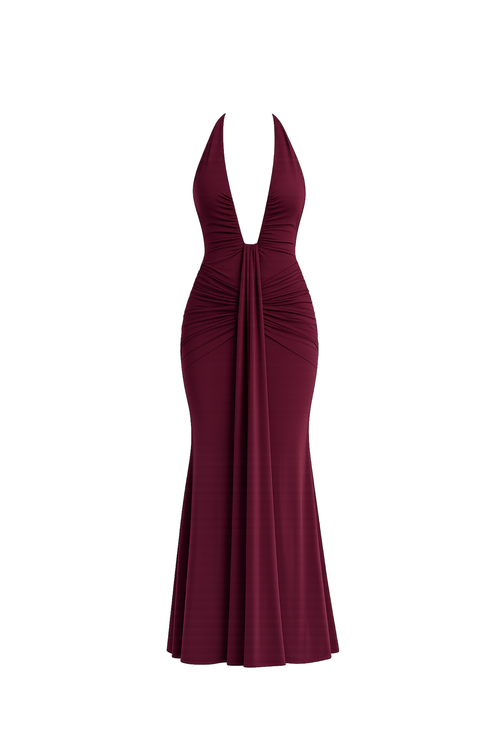 Aurore Maxi | Burgundy